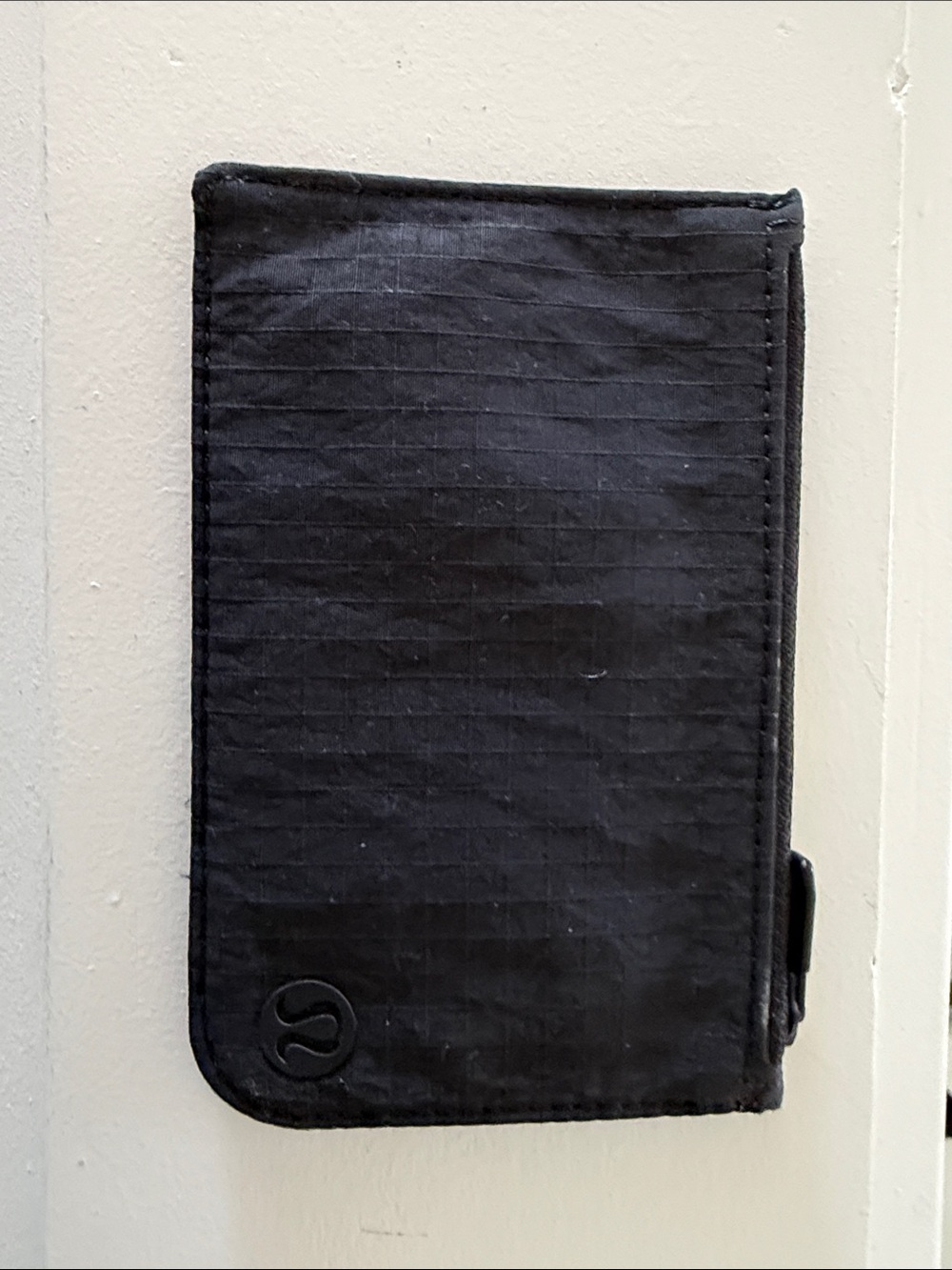 Black Lululemon Zip Card Wallet